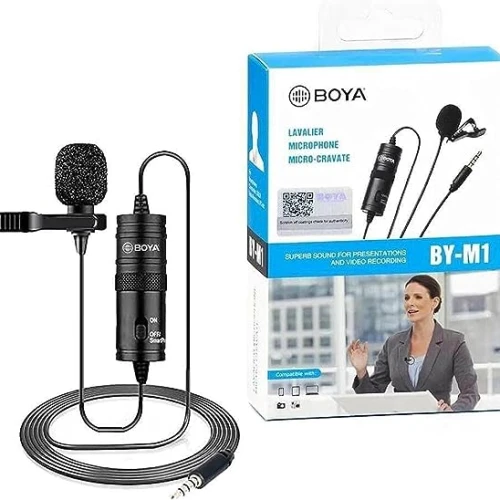 ميكروفون لافالير المزدوج من بويا بي-ام وان دي ام