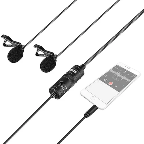 ميكروفون لافالير المزدوج من بويا بي-ام وان دي ام