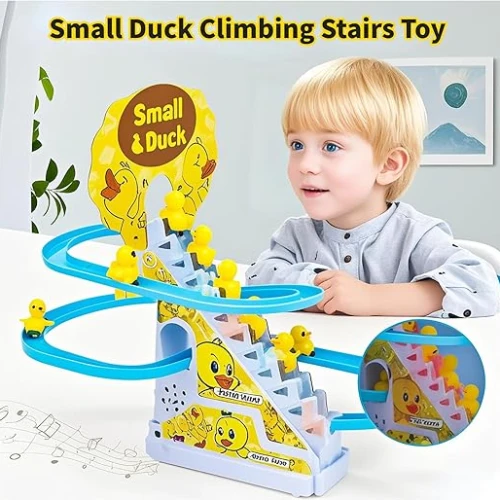 لعبة مضمار سباق البط المتحرك مع إضاءة وموسيقى للأطفال