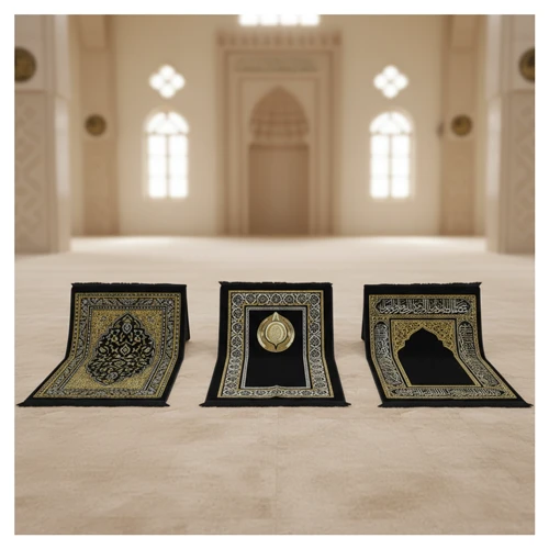 سجادة كسوة الكعبة الطبية المسندة الأصلية