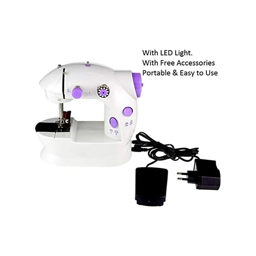 ماكينة الخياطة حجم صغير على ضوء مع دواسة لسهولة السيطرة القدم