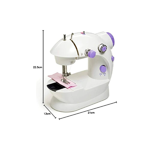 ماكينة الخياطة حجم صغير على ضوء مع دواسة لسهولة السيطرة القدم
