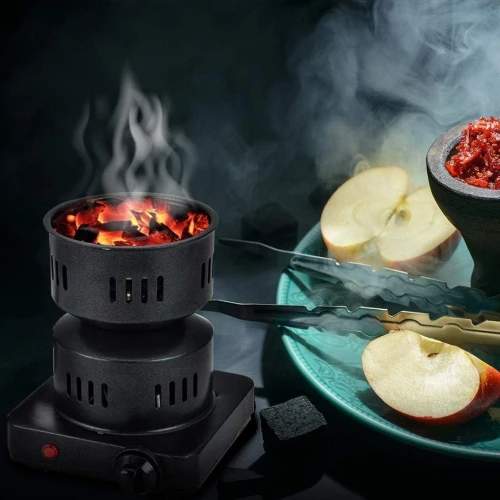موقد فحم متعدد الاستعمالات للشواء والشيشة - شعلة كهربائي
