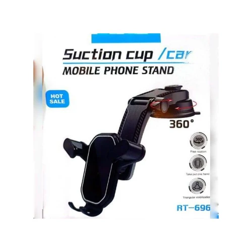 حامل الهاتف المحمول بالشفط RT-696 للسيارة - دوران 360 درجة