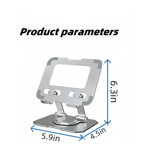 حامل S955 الألومنيوم "الوحش" – ستاند مكتب بيلف 360 درجة للموبايل والتابلت واللاب توب.