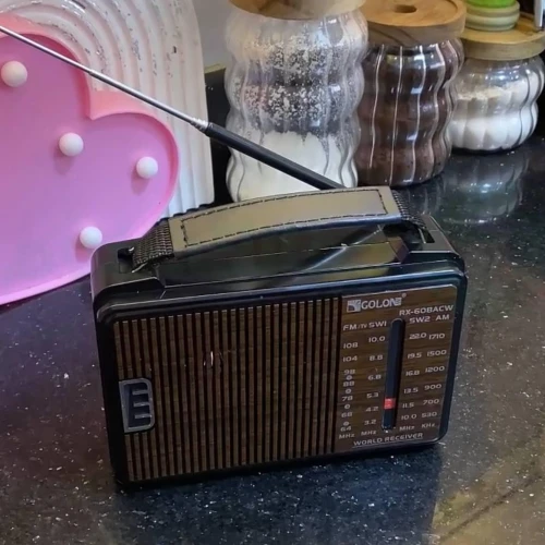 راديو RX-606 المحمول بـ 5 نطاقات وهيرتز قوي لاستقبال أوضح الإشارات