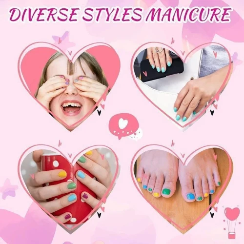 مجموعة صالون الأظافر المتكاملة – جففي مناكيرك زي المحترفين!