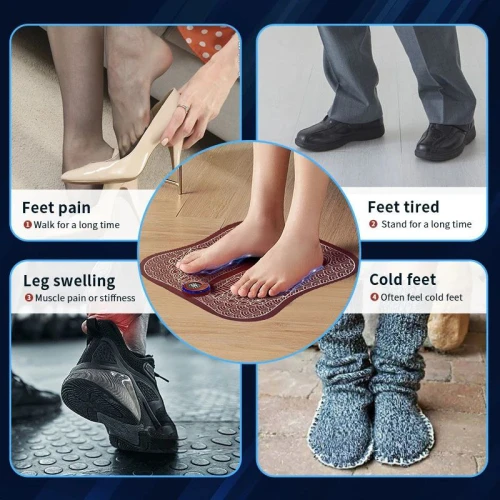 بساط تدليك القدمين الذكي (EMS) – وداعاً لآلام القدمين وتورم الساقين من أول استخدام!