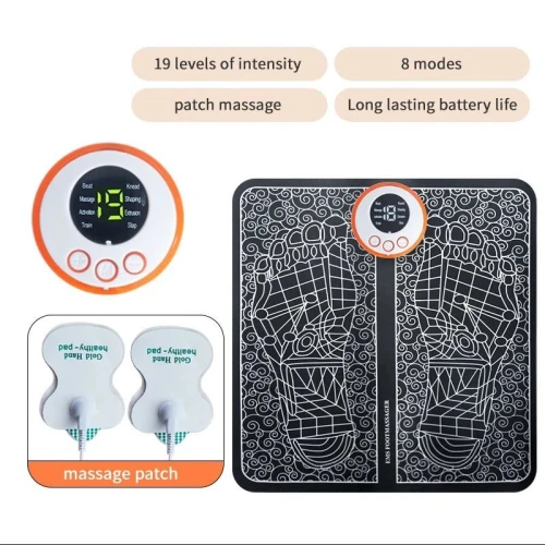 بساط تدليك القدمين الذكي (EMS) – وداعاً لآلام القدمين وتورم الساقين من أول استخدام!