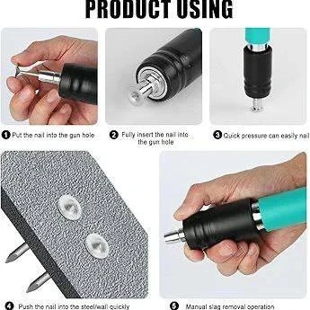 مسدس المسامير الفولاذي (Steel Nail Gun) – ودّع الشنيور والأسلاك وركّب كل حاجة في ثواني!