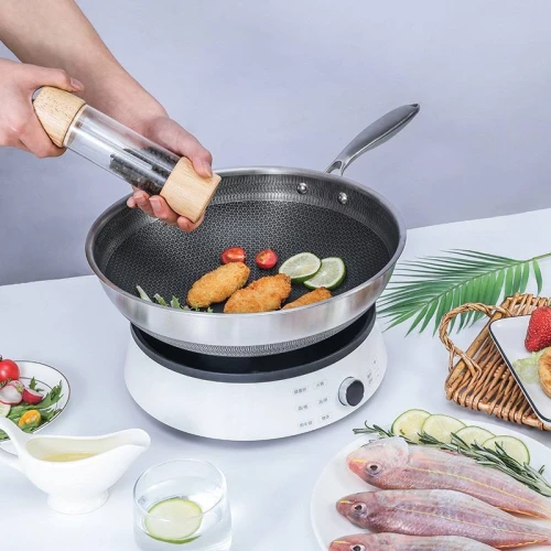 مقلاية ووك (Wok) للمحترفين – رفيقتكِ المثالية لكل أكلة بلمسة شيف!