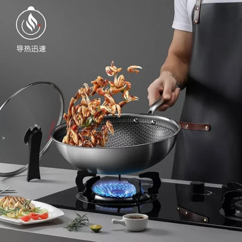 مقلاية ووك (Wok) للمحترفين – رفيقتكِ المثالية لكل أكلة بلمسة شيف!