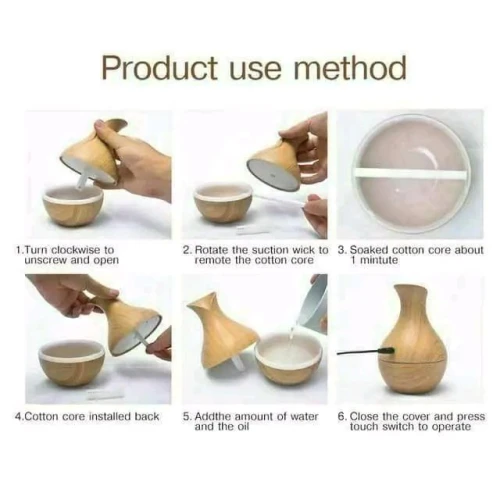 فواحة الأجواء العطرية (تصميم خشبي راقٍ) – سحر الطبيعة والراحة في منزلك!