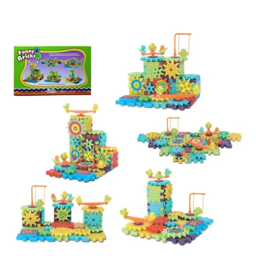 لعبة التروس الذكية والمكعبات الهندسية – عالم من الإبداع والحركة في يد طفلك