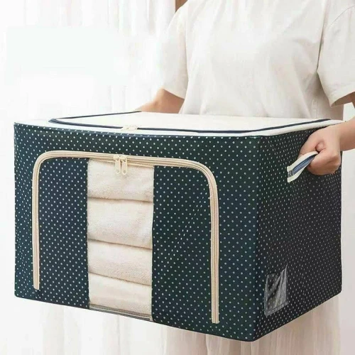 بوكس التخزين الجامبو (100 لتر) بشاسيه معدن – التنظيم الذكي للمساحات الكبيرة!