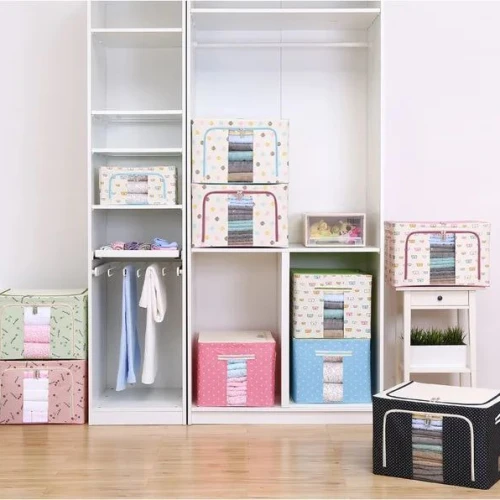 بوكس التخزين الجامبو (100 لتر) بشاسيه معدن – التنظيم الذكي للمساحات الكبيرة!