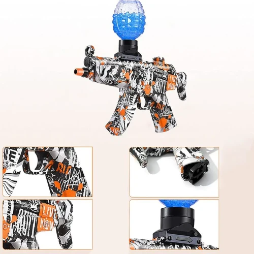 مسدس كرات جل أوتوماتيك – قاذف كرات مائية سريع لأقصى متعة في الألعاب الخارجية