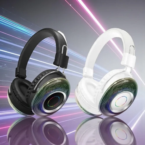 سماعة الرأس اللاسلكية الاستيريو (RGB) – انغمس في عالم من الصوت والنقاء! 🎧✨
