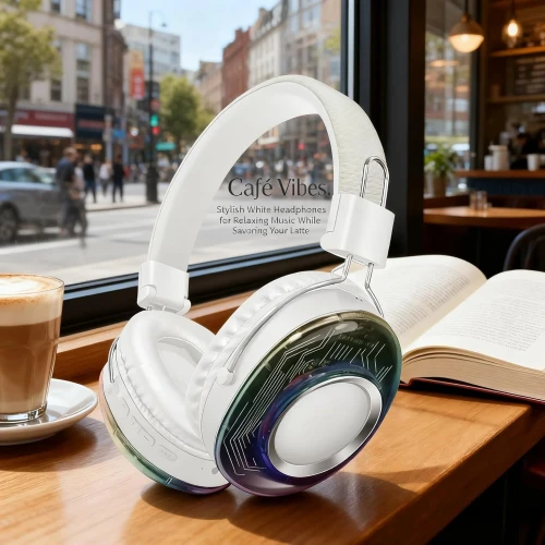 سماعة الرأس اللاسلكية الاستيريو (RGB) – انغمس في عالم من الصوت والنقاء! 🎧✨