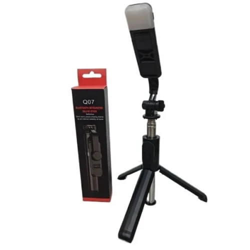 عصا السيلفي المتكاملة Q07 (Bluetooth) – استديو التصوير المحمول في جيبك!