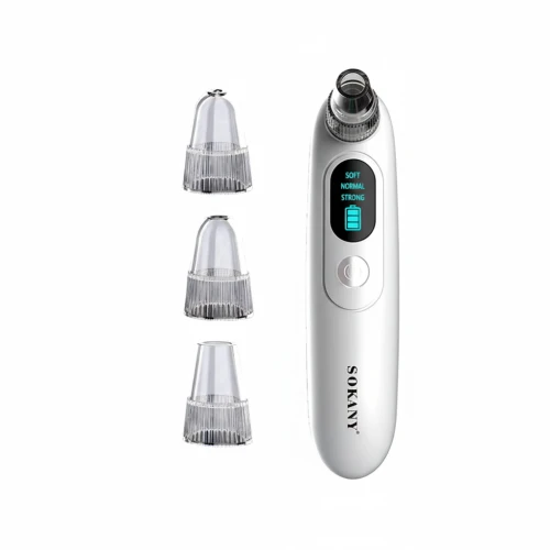 جهاز شفط دهون الوجه ديجيتال سوكاني (Sokany) + 3 غيارات – لبشرة صافية زي الكوافير!