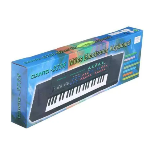 بيانو سانتو (SANTOS 3738) التعليمي للأطفال - 37 مفتاح مع ميكروفون لتنمية مواهب طفلك