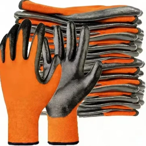 جوانتي حماية مهني مقاس XL - مغطى باللاتكس للأعمال الشاقة، البناء، والبستنة
