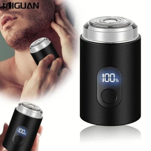 ماكينة حلاقة كهربائية ذكية بشاشة ديجيتال وشحن USB - رفيقك المثالي للسفر والحلاقة السريعة