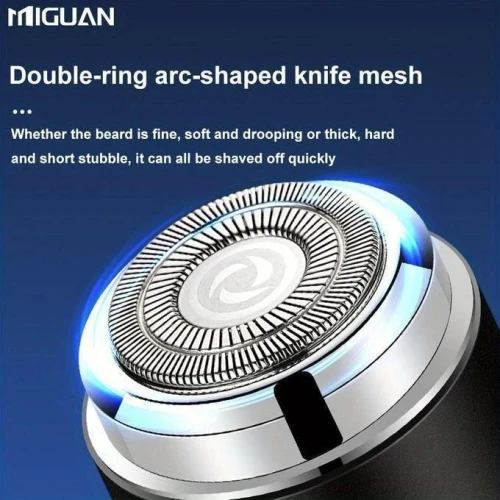 ماكينة حلاقة كهربائية ذكية بشاشة ديجيتال وشحن USB - رفيقك المثالي للسفر والحلاقة السريعة