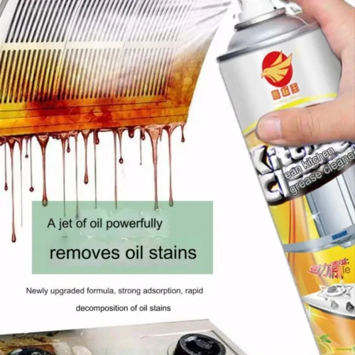 سبراي فوم التنظيف العملاق (500 مل) – قاهر الدهون والأوساخ بريحة الليمون المنعشة!