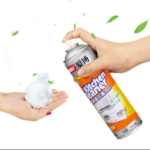 سبراي فوم التنظيف العملاق (500 مل) – قاهر الدهون والأوساخ بريحة الليمون المنعشة!