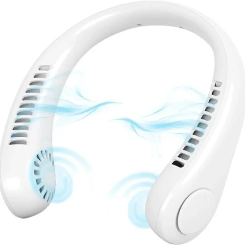 مروحة الرقبة الذكية (بدون شفرات) – تبريد 360 درجة وراحة تامة لإيديكي في الحر!