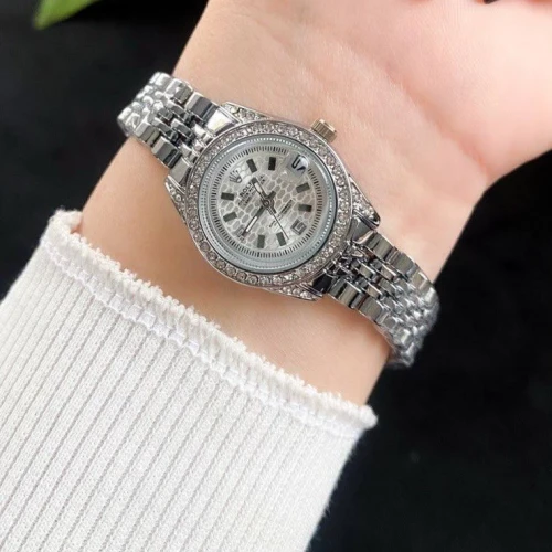 ساعة رولكس ميني (ROLEX Mini) حريمي كلاسيك - أصغر مقاس 27 ملم بتصميم ملكي شيك