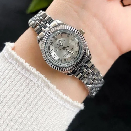 ساعة رولكس ميني (ROLEX Mini) حريمي كلاسيك - أصغر مقاس 27 ملم بتصميم ملكي شيك 2