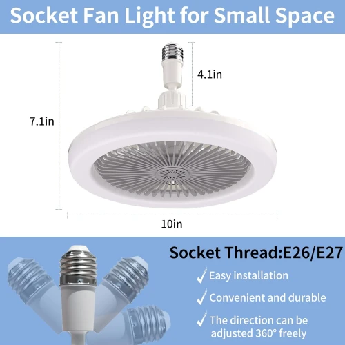 مروحة السقف الذكية وفواحة المعطرات 3 في 1 مع إضاءة LED وريموت كنترول - مروحة تبريد وتوزيع العطور لغرف النوم والمطابخ