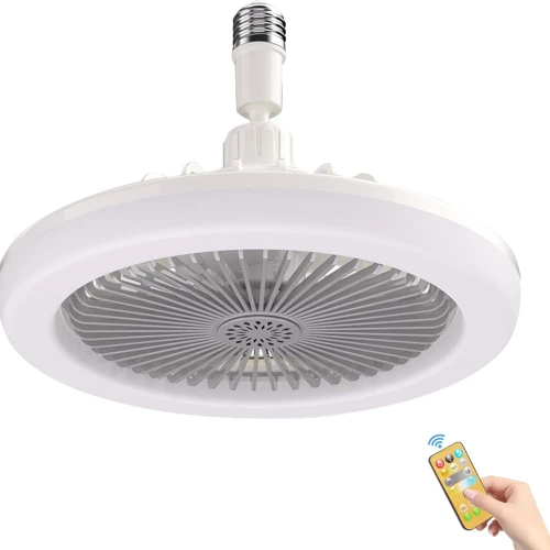 مروحة السقف الذكية وفواحة المعطرات 3 في 1 مع إضاءة LED وريموت كنترول - مروحة تبريد وتوزيع العطور لغرف النوم والمطابخ