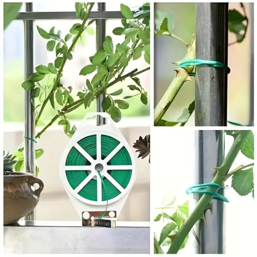 رول سلك رباط معدني مرن 30 متر مزود بمقص وقاطع ذاتي